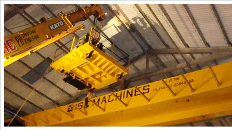 ISC EOT crane installed in a steel plant